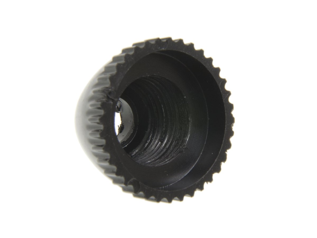 1956 1960 Corvette Antenna Nut Black Plastic Part Number 554371