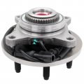 Motorbymotor 515046 Front Wheel Bearing And Hub Assembly 4wd With Abs 6 Lugs Fits For Ford F-150 Expedition Lincoln Navigator 