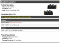 Headlight Assembly With Black Bezel Set Of 2 Compatible 2004-2012 Chevy Colorado