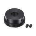 Pinion Gear Set 45 Carbon Steel Motor Rack Spur With Step Black 0 5 Mod 55t 8mm Bore 28 5mm Outer Dia M4 Screws Included 