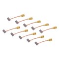Cicitree 10pcs 4x4 5x8mm Car Glass Lift Motor Carbon Brush Compatible For Toyota Corolla