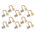 Cicitree 10pcs 4x4 5x8mm Car Glass Lift Motor Carbon Brush Compatible For Toyota Corolla