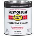 Rust-oleum Protective Enamel Paint Stops Rust 32-ounce Anodized Bronze 
