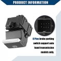 Hihaha 35355-tba-a01 Front Electronic Auto Hand Brake Button Parking Switch For Honda Civic 2016-2018 Handbrake Plastic 1 Pcs