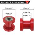 Pro Bat 10mm Pulley Tensioner Chain Roller For 125cc 140cc 160cc Ssr Xr125 Crf50 Klx110 Pitster Pit Dirt Bike Red
