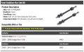 Front Stabilizer Sway Bar End Link Kit Set Of 2 Compatible With 2006-2010 Dodge Ram 1500 4wd