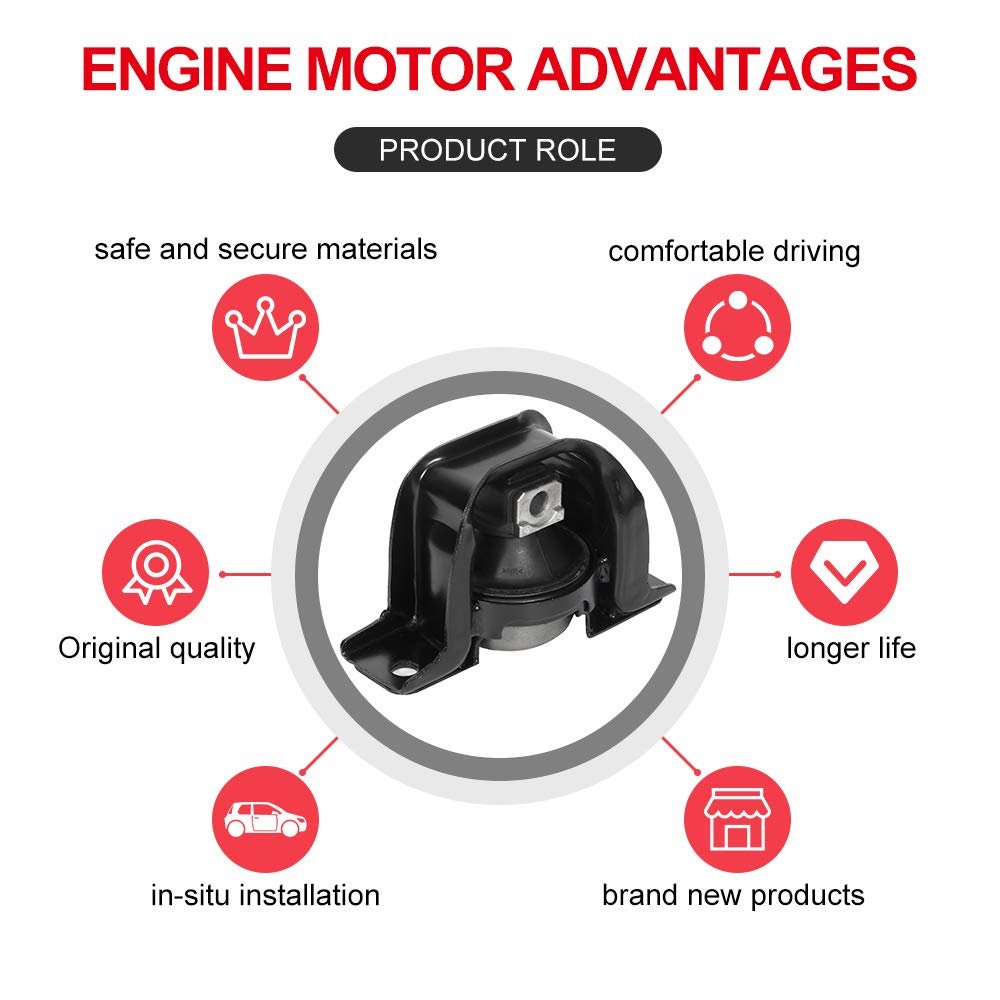 Engine Motor Trans Mounts For 2002 2006 Toyota Camry And 2004 2008 Solara Front Right Torque Strut Mount Emt9148 A4204 9148