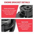 Engine Motor Trans Mounts For 2002 2006 Toyota Camry And 2004 2008 Solara Front Right Torque Strut Mount Emt9148 A4204 9148