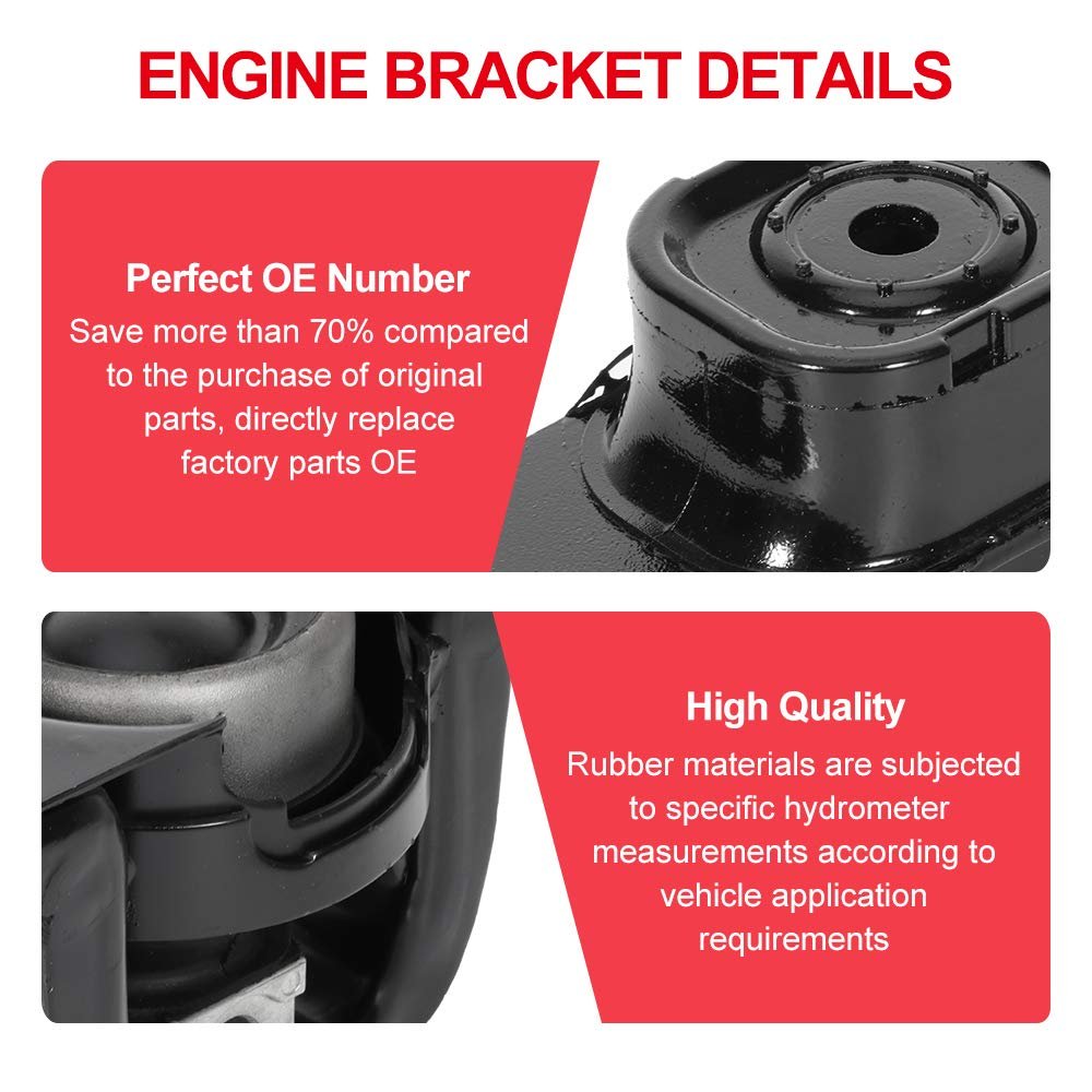 Engine Motor Trans Mounts For 2002 2006 Toyota Camry And 2004 2008 Solara Front Right Torque Strut Mount Emt9148 A4204 9148
