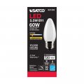 Satco 6pk 5 5w B11 Led 2700k Medium Base Frosted Dimmable 60w Equiv
