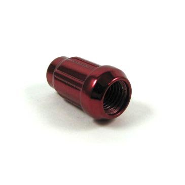 20 Red Spline Drive Small Diameter Acorn 7 16 Chrome Lug Nut Kit With Key