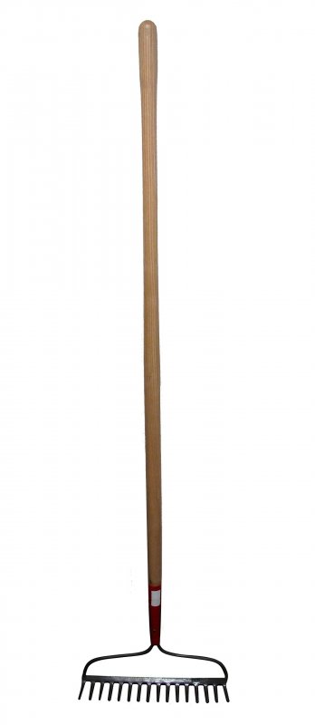 Marshalltown Industrial Rakes 16-tine Bow Rake With Ash Wood Handle Red802060a