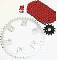 Fits Honda Crf150f 150 F Red Chain And Sprocket 13 51 116l