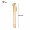Uxcell Brass Straight Grease Fitting G1 8 Thread 85mm Length Hydraulic Accessories 2pcs