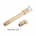 Uxcell Brass Straight Grease Fitting G1 8 Thread 85mm Length Hydraulic Accessories 2pcs