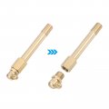 Uxcell Brass Straight Grease Fitting G1 8 Thread 85mm Length Hydraulic Accessories 2pcs