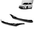 Front Bumper Bottom Bezel Trim Cover 2pcs For Toyota Camry Xse Se 2021-2023 Black 5312406260