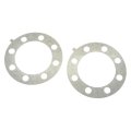 Axle Flange Gasket For Chevy Silverado 2500 Hd And 3500 2011 To 2024 2 Pieces Round Non Asbestos Fiber 8 Bolt Hole Replacement 