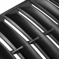 Kuafu Rear Window Louver Compatible With 2013-2020 Ford Fusion Windshield Sun Shade Cover Abs Plastic Black