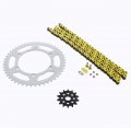Kawasaki Kx250f 250 F Yellow O Ring Chain And Sprocket 14 49 114l