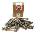Stainless Steel Hex Lag Screws 3 8 In X 8 25 Pieces External Head Partially Threaded Deck 