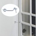 Uxcell 2 Inch Cabin Hook Eye Latch Privacy Door Lock Plating Finish For Gate Shutters Window Slide Barn Pack Silver
