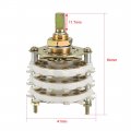 Uxcell 3p11t Pole 11 Throw 3 Deck Band Channel Rotary Switch Selector