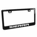 Ipick Image For Gmc Sierra In 3d On Real Carbon Fiber Finish Abs Plastic License Plate Frame Is Official Licensed
