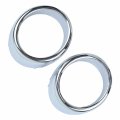 Front Fog Light Chrome Trim Bezel Ring 2 Piece Set For Infiniti G37 2010 2013 M37 M56 2011 G25 2012 Q70 2014 With Sport Package 