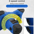 2600w Handheld Electric Cement Mixer Portable Mortar Concrete Drill With 6 Adjustable Speed 220v Mud Thinset Grout Plaster