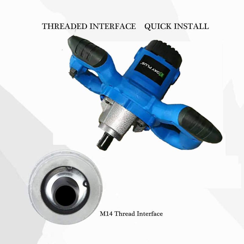 2600w Handheld Electric Cement Mixer Portable Mortar Concrete Drill With 6 Adjustable Speed 220v Mud Thinset Grout Plaster