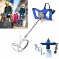 2600w Handheld Electric Cement Mixer Portable Mortar Concrete Drill With 6 Adjustable Speed 220v Mud Thinset Grout Plaster
