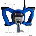 2600w Handheld Electric Cement Mixer Portable Mortar Concrete Drill With 6 Adjustable Speed 220v Mud Thinset Grout Plaster