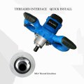 2600w Handheld Electric Cement Mixer Portable Mortar Concrete Drill With 6 Adjustable Speed 220v Mud Thinset Grout Plaster