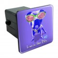 Luv Is The Pits Love Pitbull Watermelon Sunglasses Tow Trailer Hitch Cover Plug Insert