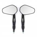 Topteng Motorcycle 10m Rear View Mirrors Universal Pair M10 Rearview For Custom Cruiser Cafe Racer