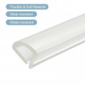 Uxcell U Channel Edge Trim 8 2ft Length Rubber Guard Seal Strip Protector Fit For 14-15mm 15 32 W X 3 4 H Clear