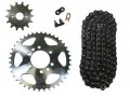 Black 520x96 Drive Chain 14 40 Sprockets 2003-2008 For Suzuki Quadsport Lt-z400 