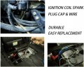 Secosautoparts 2pcs Ignition Coil Spark Plug Cap Wire Compatible With Polaris Rzr Hd Xp Sportsman 800 2001 2002 2003 2004