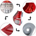 Tail Light Assembly Replacement For 2015 2016 Crv Left Driver Side Part Number 33550t1wa01 Ho2800186 Clear Red Halogen Rear