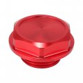 X Autohaux Red Aluminum Alloy Gas Engine Oil Filler Cap Plug Cover For Toyota Trd Highlander Rav4 Yaris Camry Corolla Tacoma