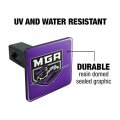 Middle Georgia State University Primary Logo Tow Trailer Hitch Cover Plug Insert 1 4 Inch 25