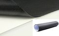 3d Carbon Fiber Film Twill Weave Vinyl Sheet Roll Wrap 96 X 60 Black 