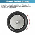 Uxcell Drive Belt Tensioner Assembly Accessory Idler Pulley No 11287559889 For Bmw X6 2008-2011 Black Metal