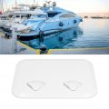Acouto Boat Hatch Marine Deck Access Inspection Cover With Lock For Rv 17-1 4 X12-3 8 White Uv-resistant