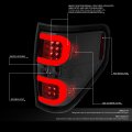 Compatible With 09-14 Ford F150 3d Led Bar Tail Light Dual-row 3rd Third Brake Cargo Lamp Chrome Smoked