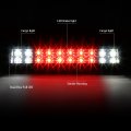 Compatible With 09-14 Ford F150 3d Led Bar Tail Light Dual-row 3rd Third Brake Cargo Lamp Chrome Smoked