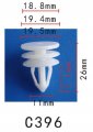 Autobahn88 Trim Panel Clip Compatible With Gm Ford Oem 11519031 W711521s300 Pack Of 20