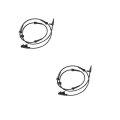 Front Left And Right Abs Wheel Speed Sensor For Infiniti Fx50 479101ca0b 
