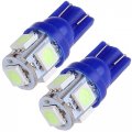Ocpty Cab Marker Light 5pcs Clear Covers Top Roof Running Assembly Waterproof 12v T10 Ice Blue Led Bulbs Fit For 1999-2002
